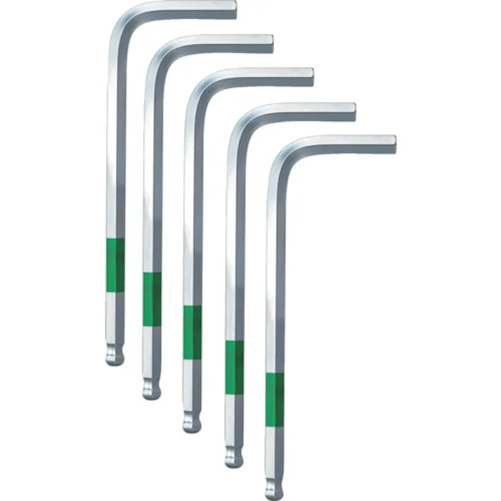 【CAINZ-DASH】フジ矢(ワイズ) ボールポイントレンチ 【単品】5本組NC(標準サイズ)5.0mm SBNC-50S-5P【別送品】