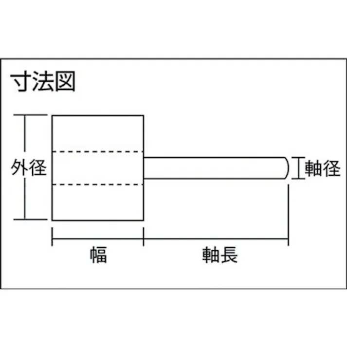 【CAINZ-DASH】イチグチ スコーライトホイルM 軸径6mm #320 外径100×幅25×軸長40 SW10025-M-320【別送品】