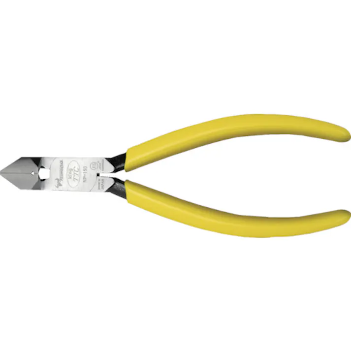 【CAINZ-DASH】ツノダ KingTTC 斜めニッパー JIS 刃部1ツ穴 NP-150【別送品】