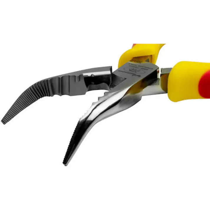 【CAINZ-DASH】ツノダ STAINLESS マルチラジオペンチ(ベントタイプ) エラストマーグリップ 全長167mm SMB-150DG【別送品】