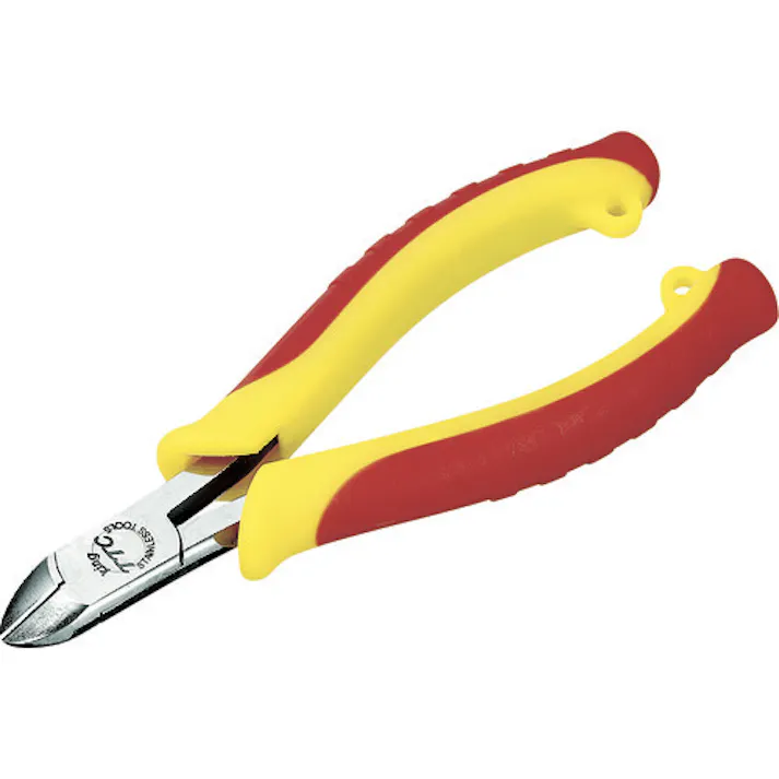 【CAINZ-DASH】ツノダ STAINLESS ニッパー エラストマーグリップ SN-125DG【別送品】