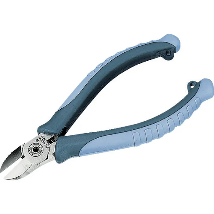 【CAINZ-DASH】ツノダ POWER スタンダードニッパー(角形パワー) エラストマーグリップ PW-312DG【別送品】