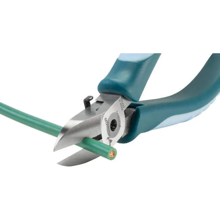 【CAINZ-DASH】ツノダ POWER スタンダードニッパー(角形パワー) エラストマーグリップ PW-312DG【別送品】