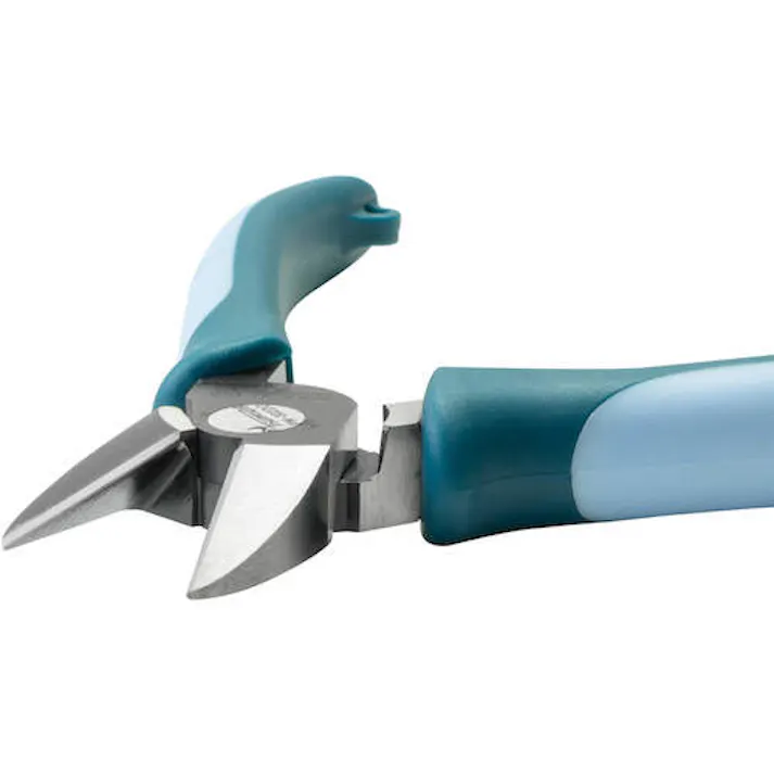 【CAINZ-DASH】ツノダ POWER 強力ニッパー JIS(偏芯テコ) エラストマーグリップ PW-302DG【別送品】