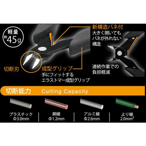 CAINZ-DASH】ツノダ KingTTC ニッパー 120mm No