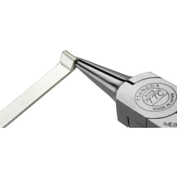【CAINZ-DASH】ツノダ ノーズプライヤー KingTTC エッチングベンダー(ショート細丸型) No.29 全長124mm MEB-125【別送品】