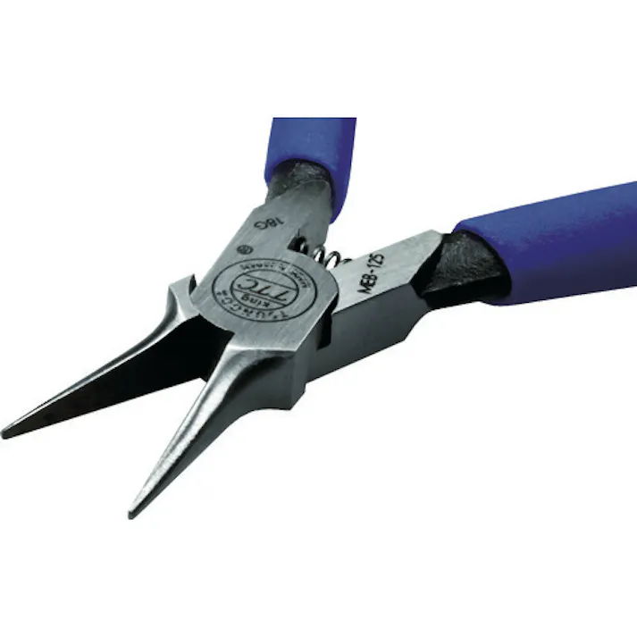 【CAINZ-DASH】ツノダ ノーズプライヤー KingTTC エッチングベンダー(ショート細丸型) No.29 全長124mm MEB-125【別送品】