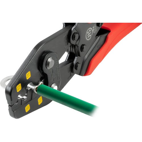 CAINZ-DASH】ツノダ 圧着工具 TP‐22 裸圧着端子・スリーブ用 TP-22