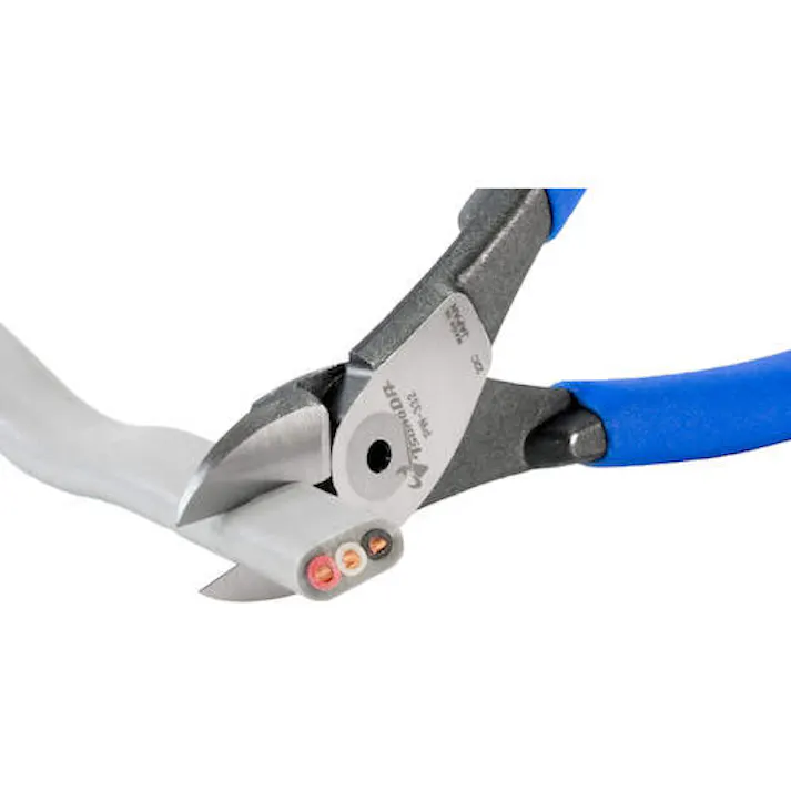 【CAINZ-DASH】ツノダ 電工パワーニッパー(薄刃) 160mm PW-332【別送品】