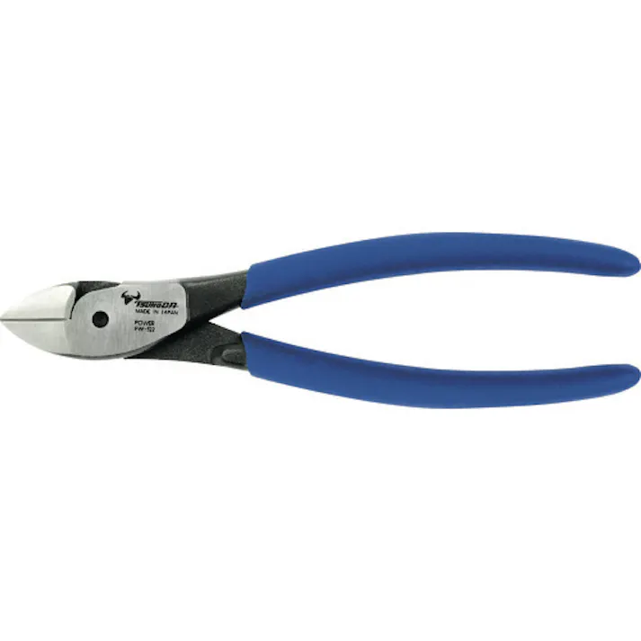 【CAINZ-DASH】ツノダ 電工パワーニッパー(強力刃)160mm PW-322【別送品】