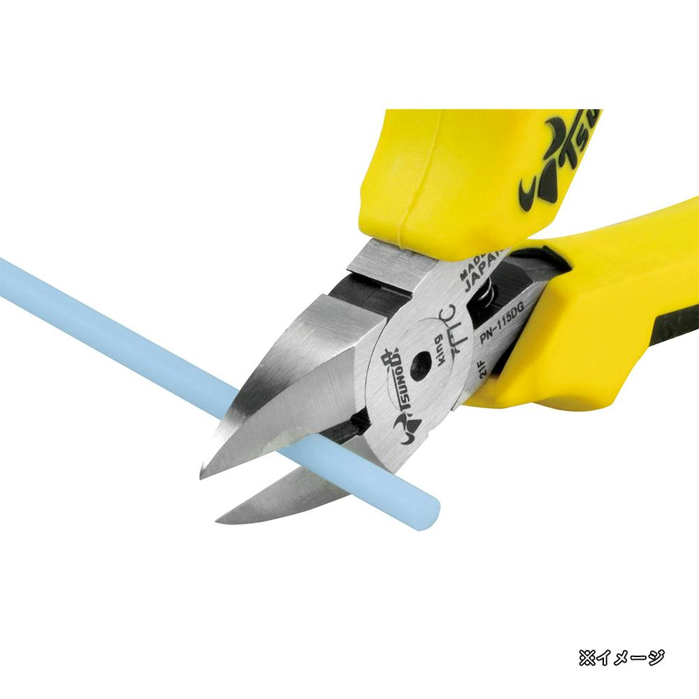 ツノダ TTC プラニッパー 成型グリップ バネ付き 115mm PN-115DG