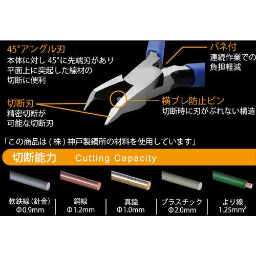 グッドガイ スモーキークォーツの軟骨ピアス│小さめの可愛らしいフラワー
