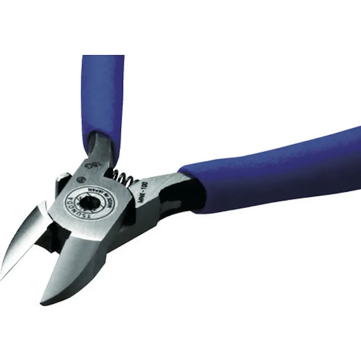 【CAINZ-DASH】ツノダ KingTTC ニッパー No.25 全長107mm MNK-100【別送品】