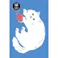 レトロ印刷 ポストカード 毛糸ねこ