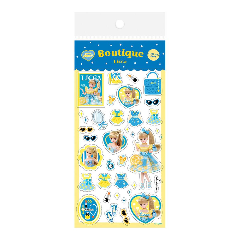 透明シールシート ブティック リカちゃん