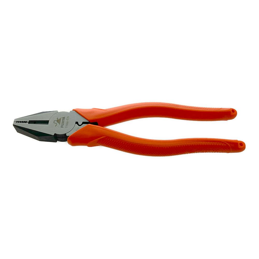 フジヤ ペンチ 圧着機能・穴付 175mm 1150A-175 | 作業工具