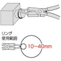 【CAINZ-DASH】フジ矢 スナップリングプライヤー FOS-185【別送品】