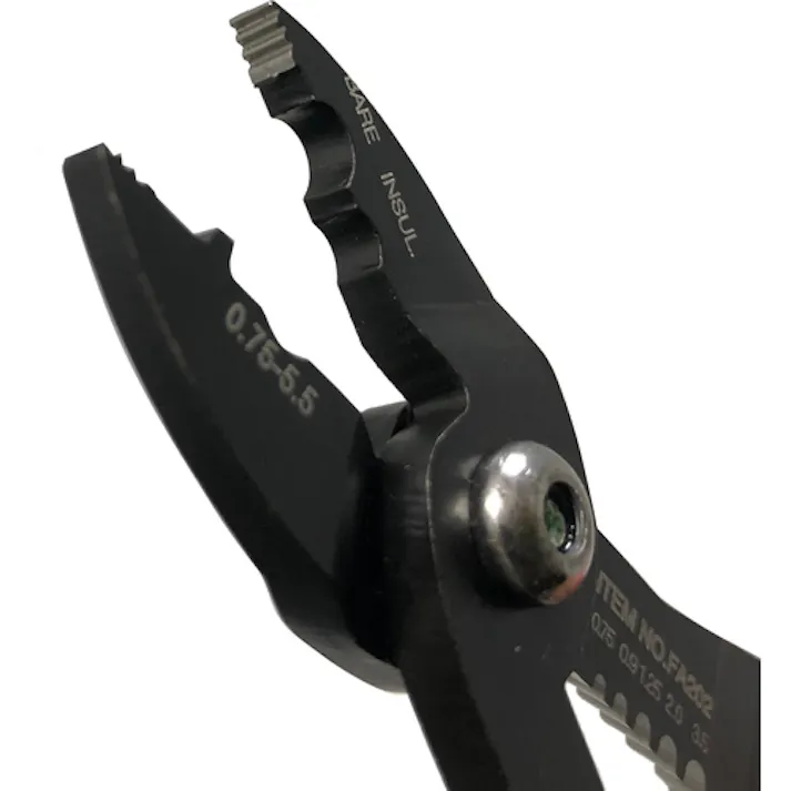 【CAINZ-DASH】フジ矢 電工ペンチミニ(裸端子用) FA202【別送品】