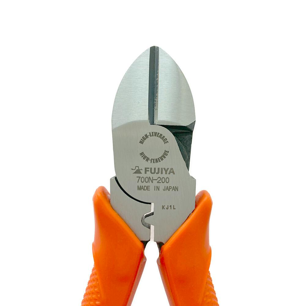 フジ矢 偏芯強力ニッパ 圧着機能付 700N-200 | 作業工具・作業用品