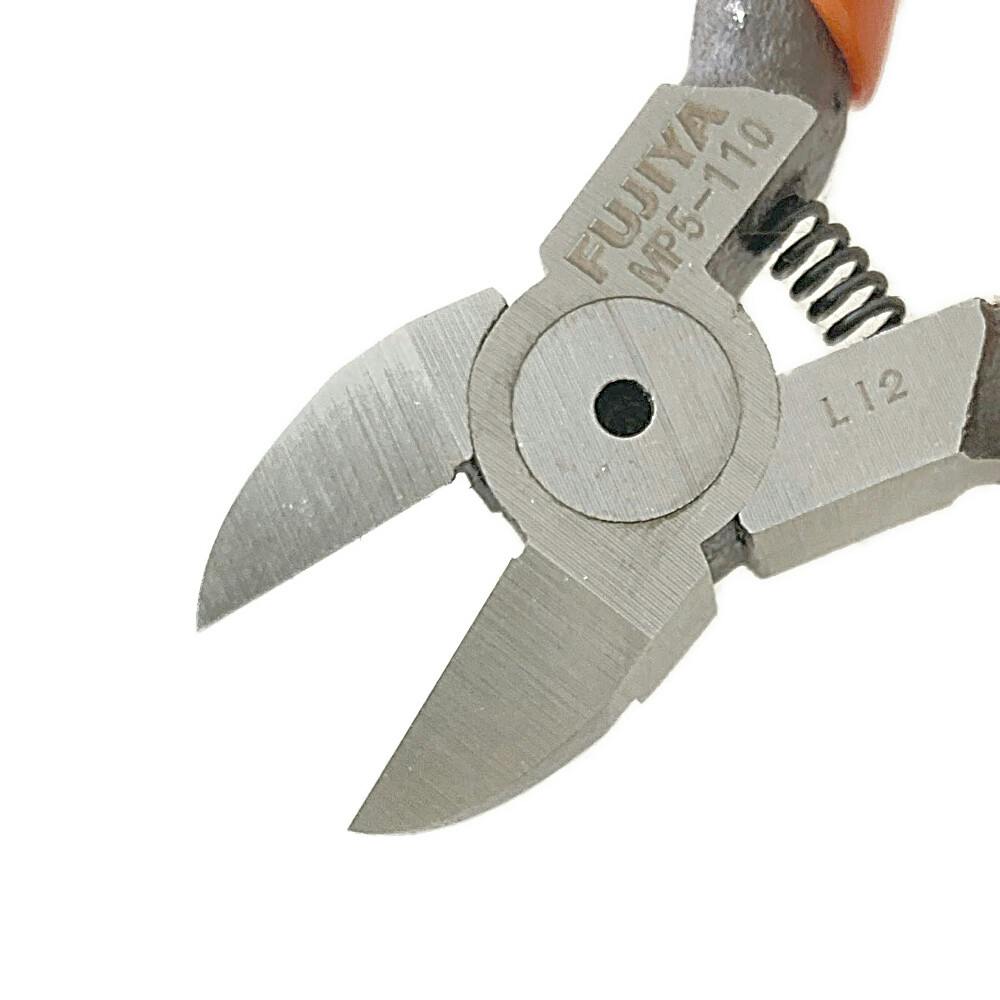 フジ矢 ミニテックプラスチックニッパ バネ付 110mm MP5-110 | 作業