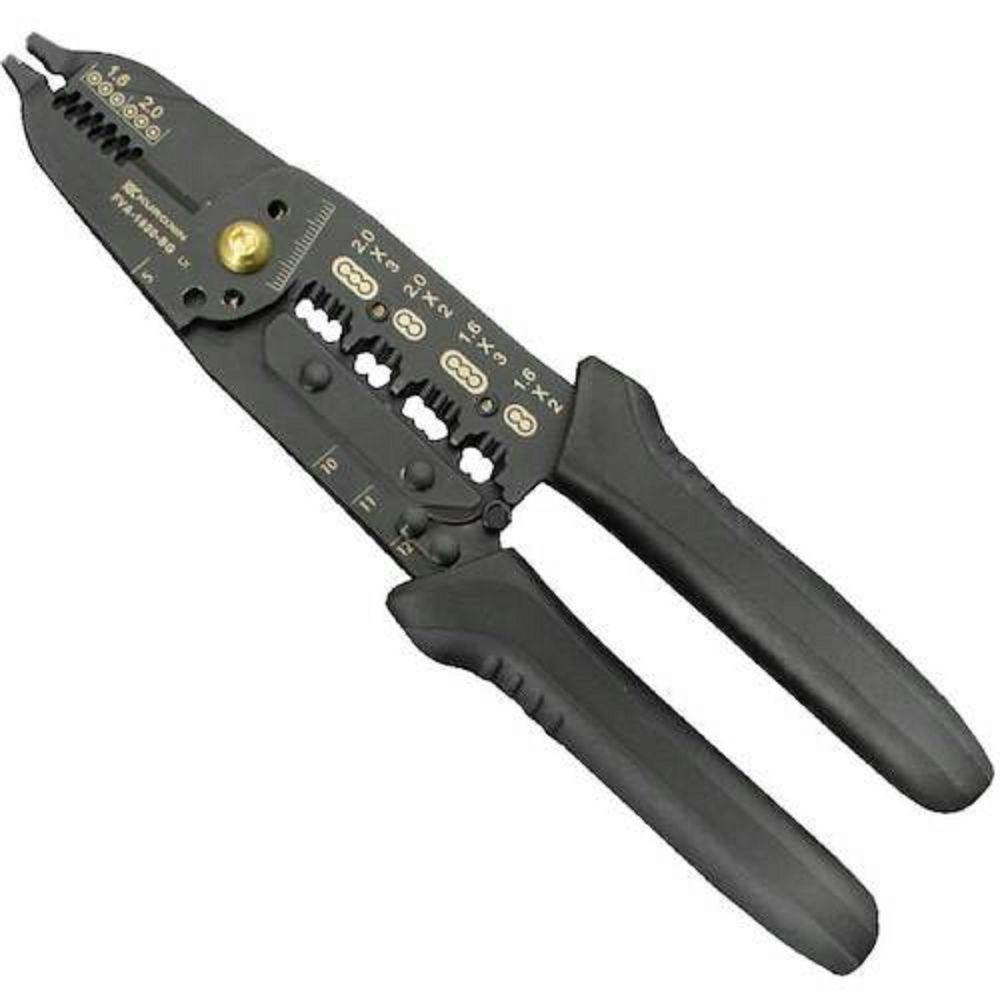 フジ矢 電工VAストリッパ 黒金 FVA-1630-BG ニッパー・カッティング フジ矢 電工VAストリッパ 黒金 FVA-1630-BG ニッパー・カッティング