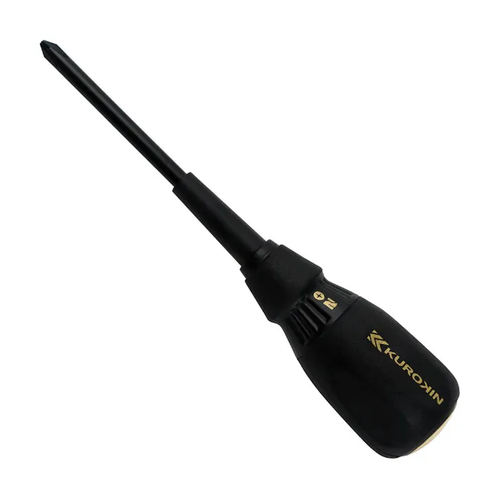 フジ矢 電工貫通ドライバー 黒金 +2.0×100 524K-BG