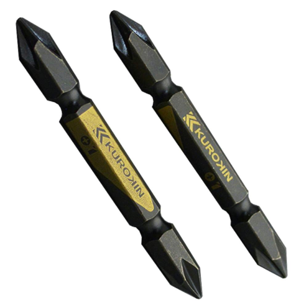 フジ矢 両頭ビット 黒金 +1×65mm 5102-65-BG 2本組 ドライバービット フジ矢 両頭ビット 黒金 +1×65mm 5102-65-BG 2本組 ドライバービット