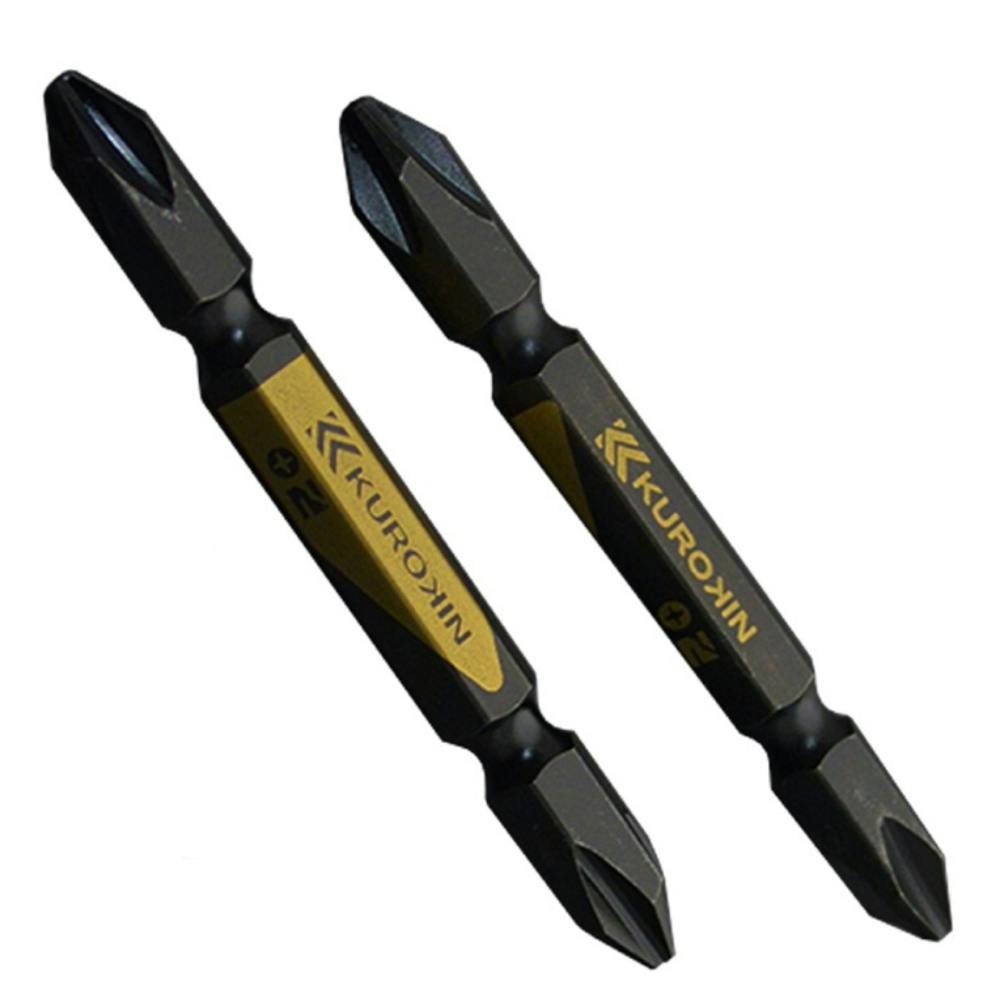 フジ矢 両頭ビット 黒金 +2×65mm 5202-65-BG 2本組 ドライバービット フジ矢 両頭ビット 黒金 +2×65mm 5202-65-BG 2本組 ドライバービット