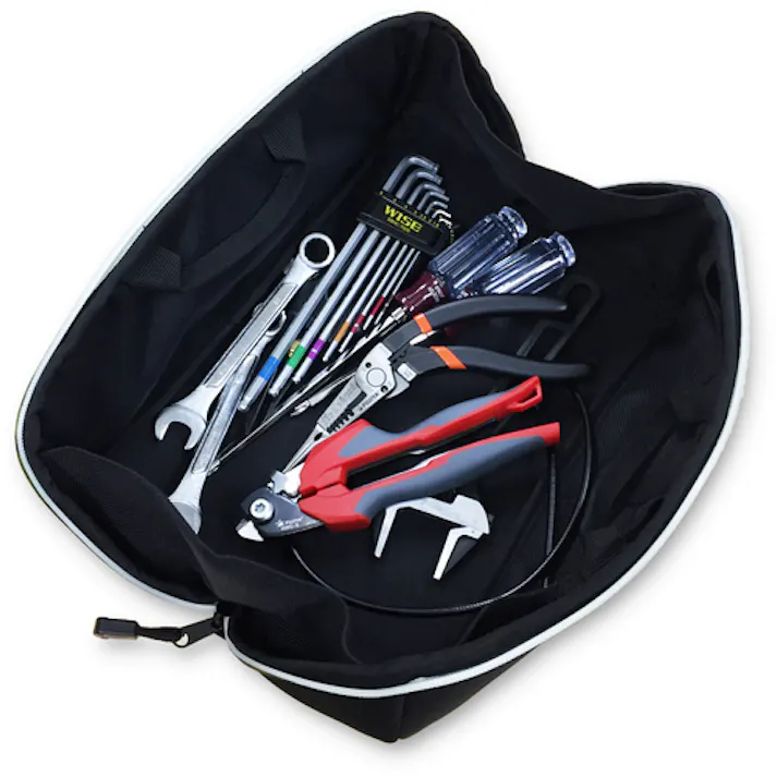 【CAINZ-DASH】フジ矢 布製工具ケース 迷彩グレー Lサイズ FHC-LA【別送品】