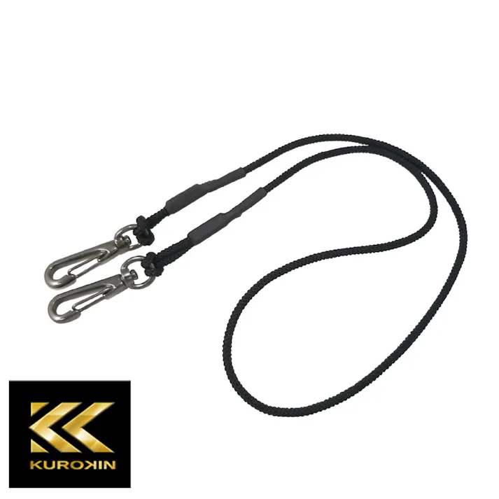 フジ矢 黒金 布製セーフティコードスリムタイプ ブラック FSC-1S-BK 1kg