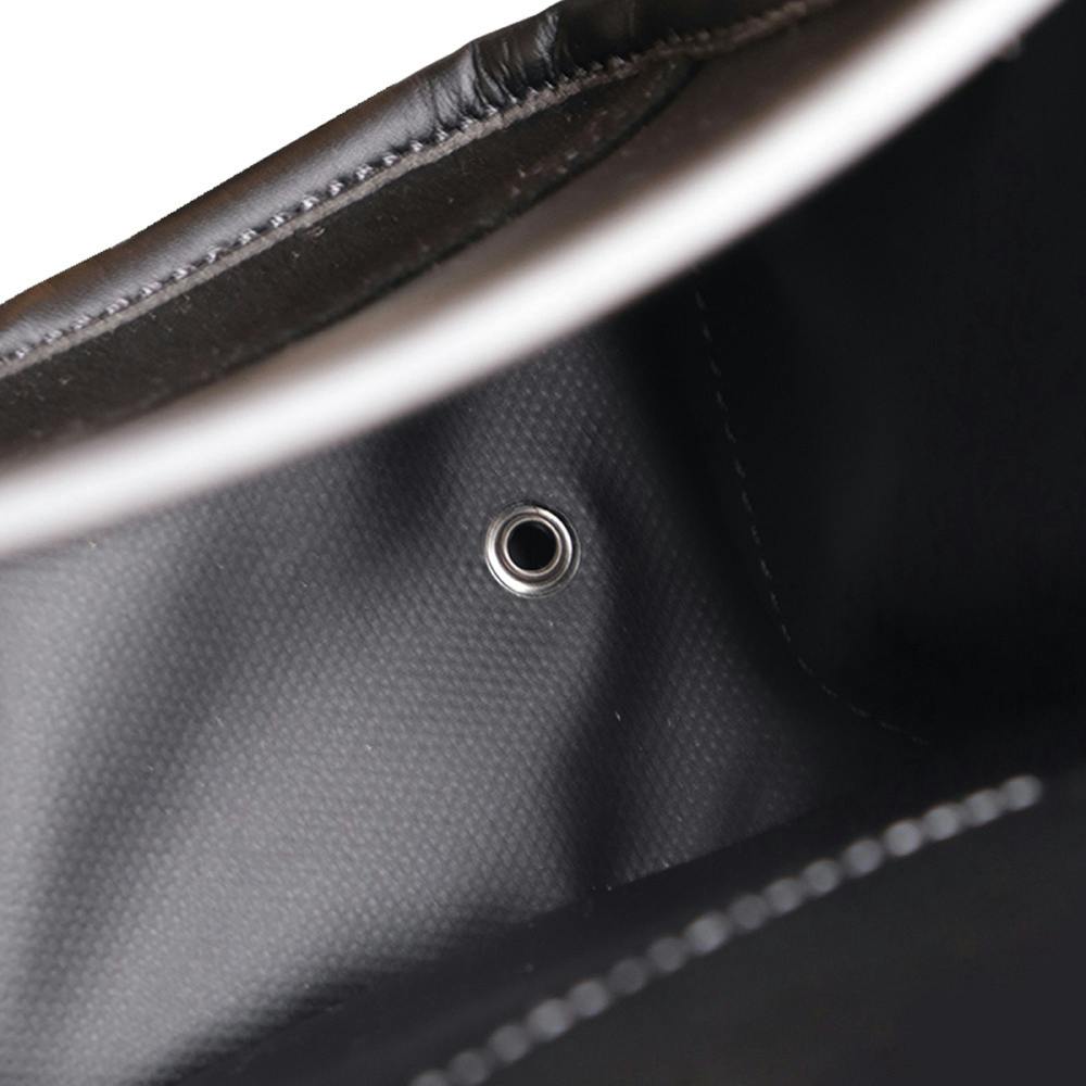 フジ矢 建築薄型腰袋3段 黒金 AB-43BG | 作業工具・作業用品・作業収納