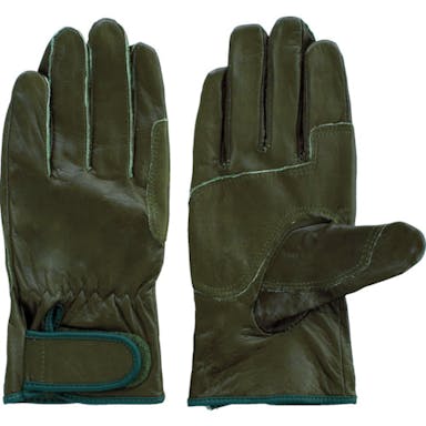 【CAINZ-DASH】富士グローブ 国産牛本革手袋（袖口マジックタイプ）　ＰＨ－３６　国防　Ｍ　当付 5183【別送品】