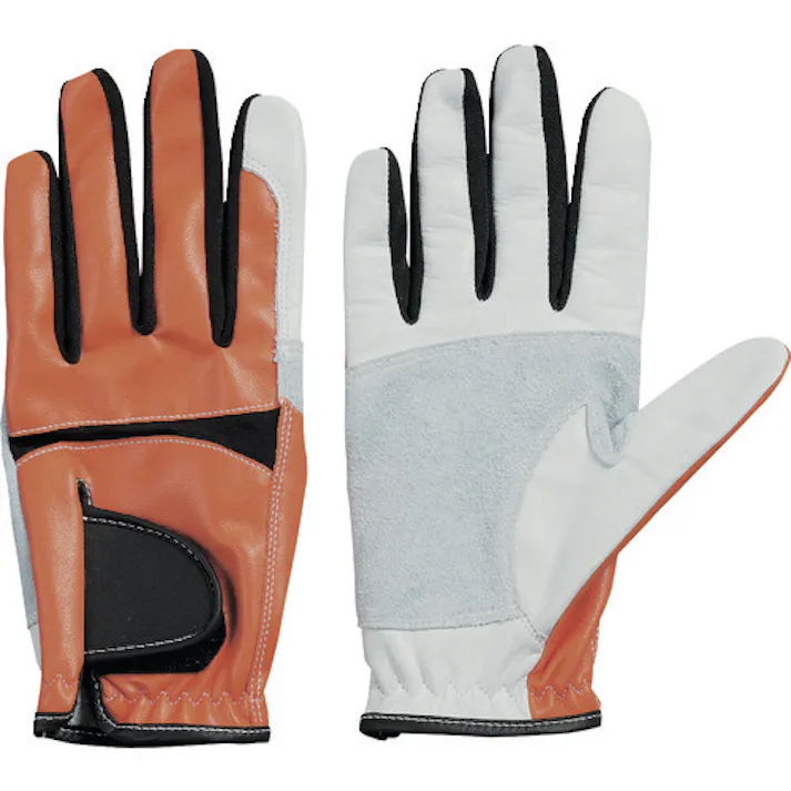 【CAINZ-DASH】富士グローブ QT-103 オレンジ LL カルテット 3655【別送品】