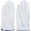 【CAINZ-DASH】富士グローブ 豚本革手袋（袖口しぼりタイプ）　ＥＸ－２３５　白　Ｌ 5915【別送品】