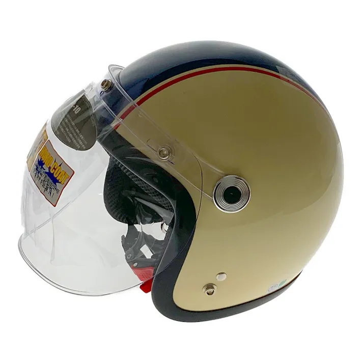 リード工業 ジェットヘルメット アイボリー×ネイビー BC-10