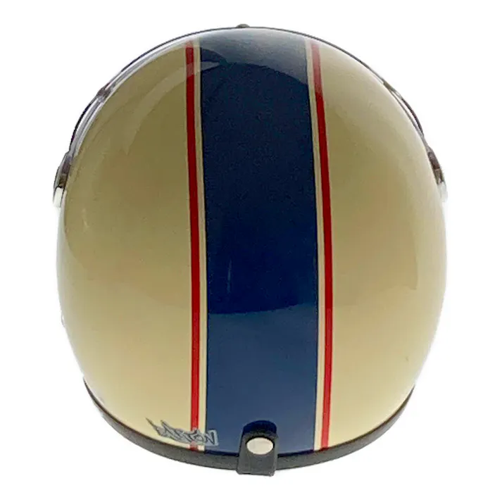 リード工業 ジェットヘルメット アイボリー×ネイビー BC-10