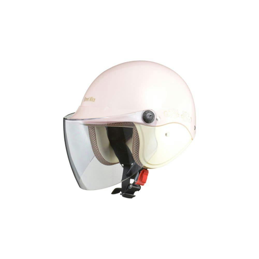 リード工業 セミジェットヘルメット パールピンク QJ-3(販売終了