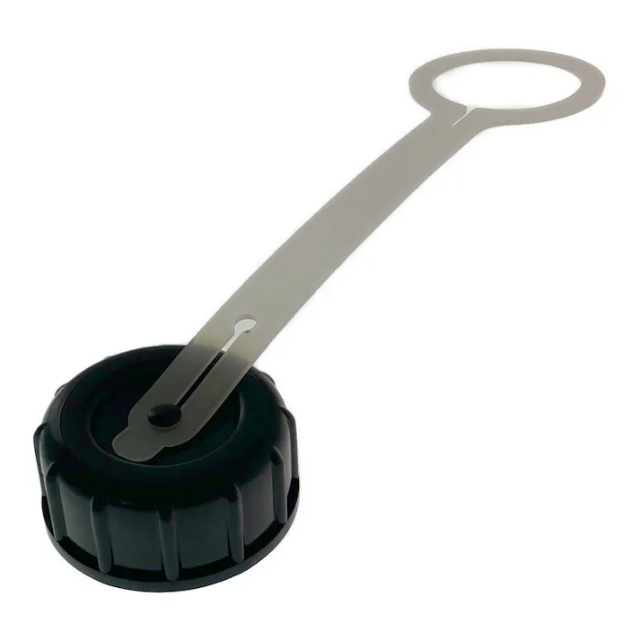 灯油缶用穴無しキャップ 黒 50mm