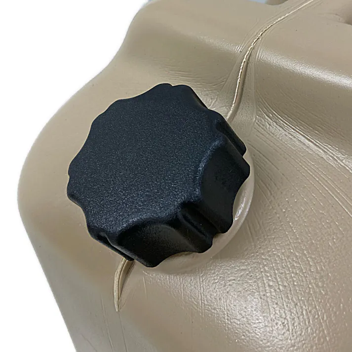 開け締めしやすい灯油缶 エクルベージュ 20L