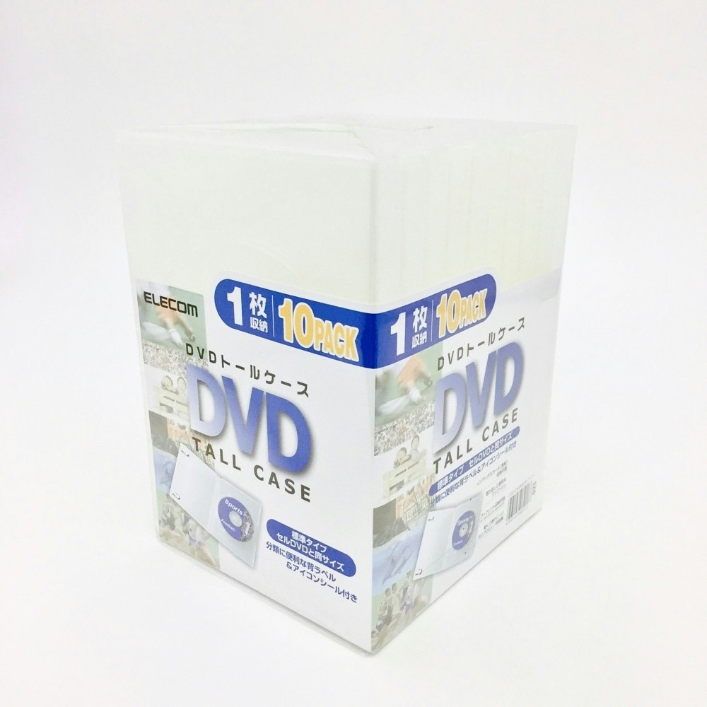 評価 エレコム CCD-DVD03CR DVDトールケース メーカー在庫品 qdtek.vn