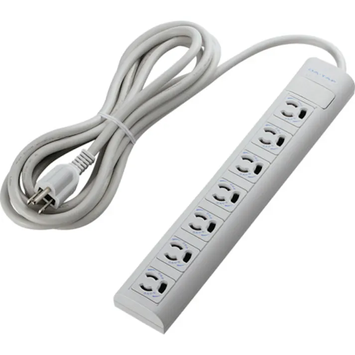 【CAINZ-DASH】エレコム オフィス用タップ EU RoHS指令準拠 マグネット雷抜け止めタップ 3P 7個口 3m T-ECOY053NDA【別送品】