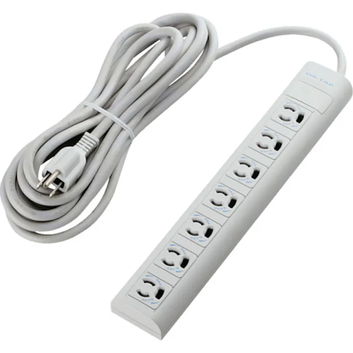 【CAINZ-DASH】エレコム 法人用タップ 3P 抜け止め マグネット 7個口 5.0m T-H3750NM【別送品】