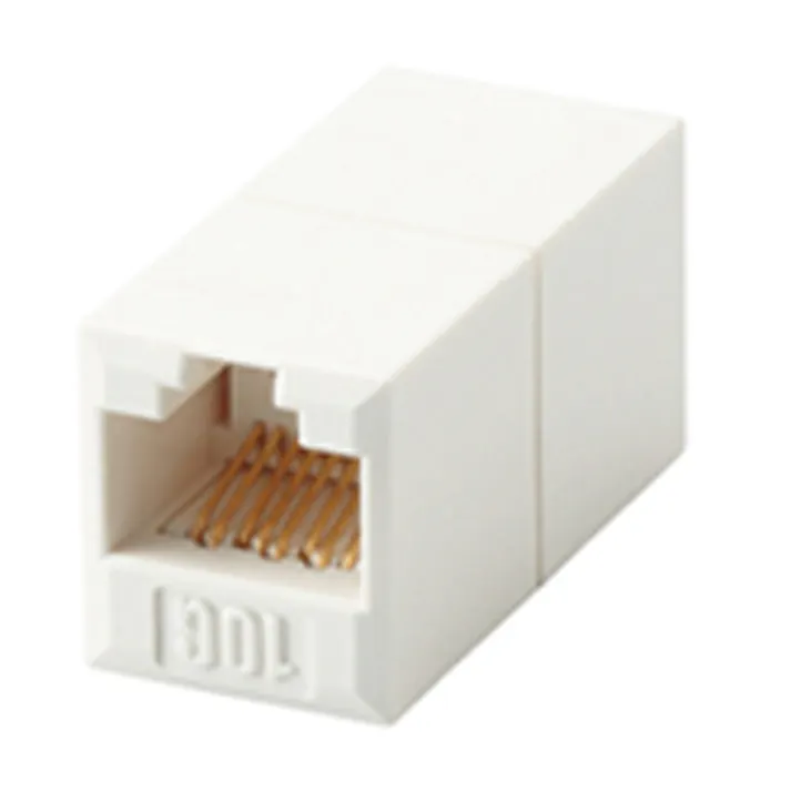 エレコム Cat6A用LANケーブル延長コネクタ 中継コネクタ LD-RJ45JJ6AY2