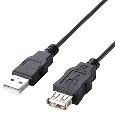 USB延長ケーブル 2mブラック