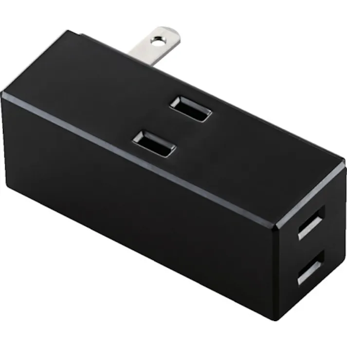 【CAINZ-DASH】エレコム サイドタップ 3個口 ブラック T-TR04-2300BK【別送品】