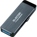 【CAINZ-DASH】エレコム ＵＳＢ３．０フラッシュ　８ＧＢ　ＡＥＳセキュリティ機能付　ブラック MF-ENU3A08GBK【別送品】