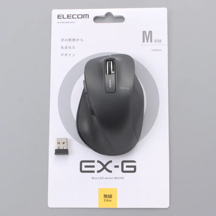 エレコム BlueLEDマウス M-XGM10DBBK