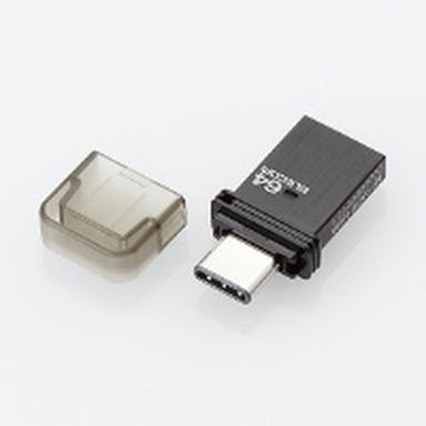 エレコム USBメモリ MF-CAU3164GBK