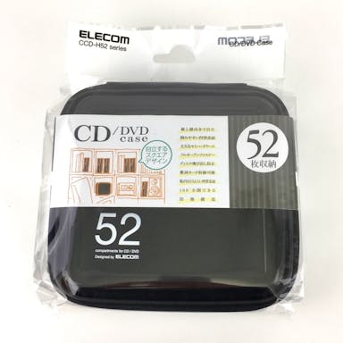 エレコム CD・DVDケース52枚 CCD-H52BK