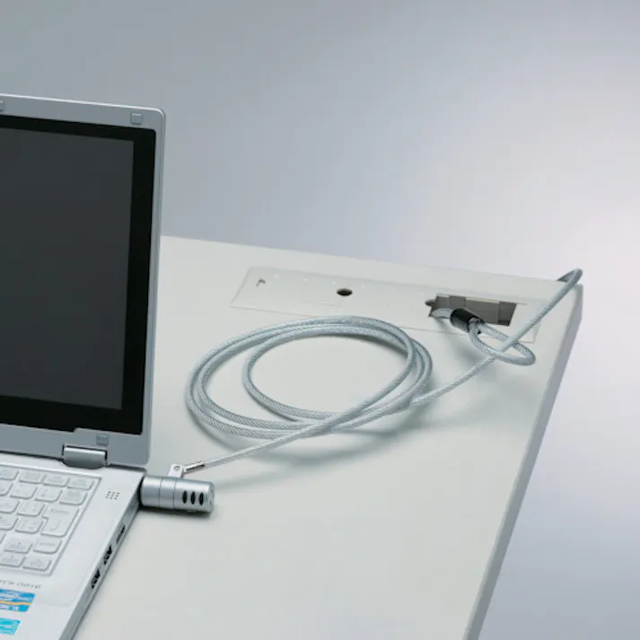 【CAINZ-DASH】エレコム セキュリティワイヤー シリンダー錠 ESL-7I【別送品】